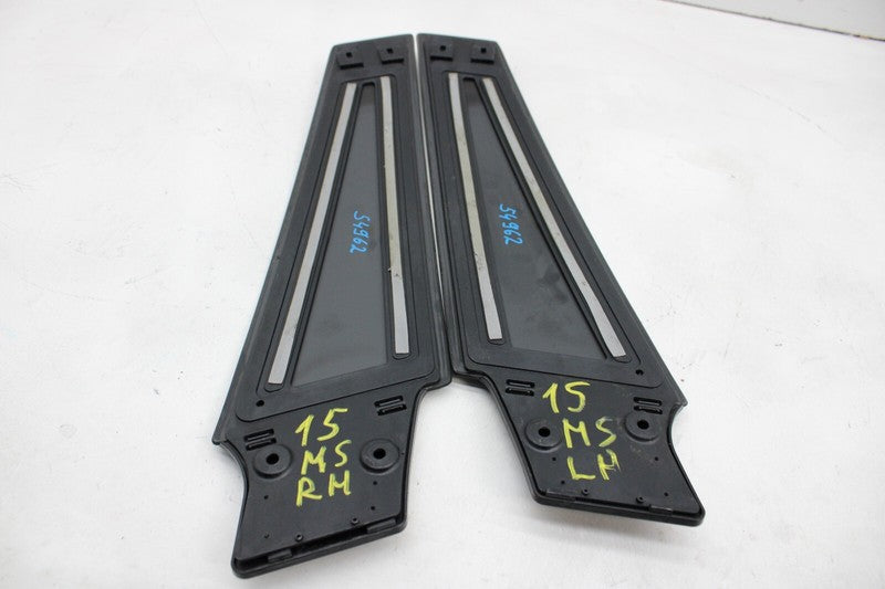 ⭕ 2012-2015 Tesla Model S MS Driver & Passenger B-Pillar Molding Applique Glass