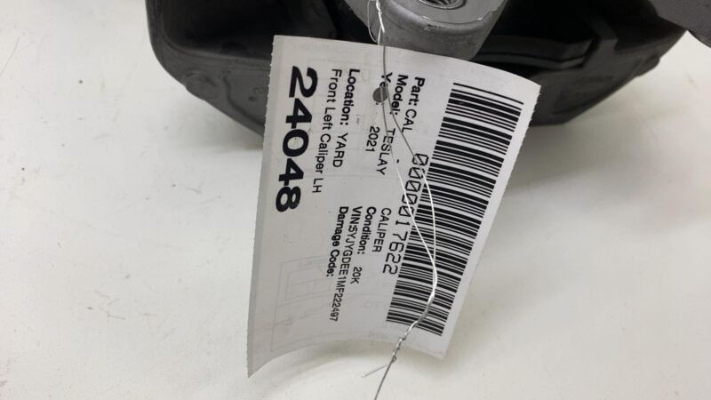 118862100D 2020-2023 Tesla Model Y MY Front Driver Side Caliper w/ Brake Hose Line Left OEM
