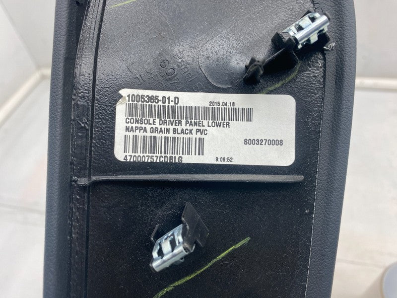 1005365 01 D ⭕ 12-20 Tesla Model S Driver Side Center Console Panel Cover Left 1005365-01-D