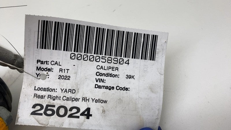 PT00000728C ⭕ 2022 2023 2024 Rivan R1T R1S Rear Right Caliper w/ Brake Hose Line PT00000728C