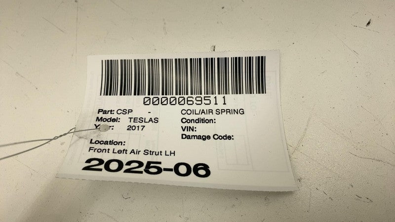 ⭕ 16-20 Tesla Model S Front Left Air Spring Suspension Strut Module 10