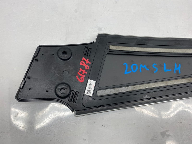 106910400D ⭕ 16-20 Model S Driver Side B-Pillar Applique Glass & Camera Left 1092306-00-G