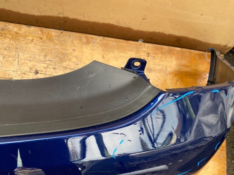 109747500A ⭕ 21-23 Tesla Model X Rear Bumper Cover Black w/ Park Sensor Holes 1097475-00-A
