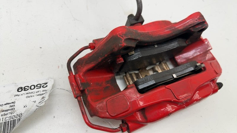 ⭕ 16-20 Model S X Rear Driver Side Brembo Brake Caliper Red Left LH 10