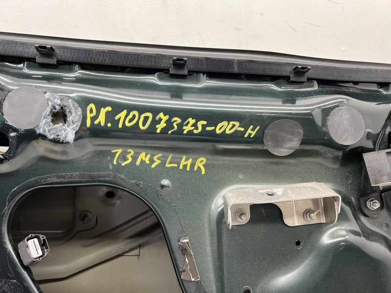 1007375-00-H 2012-2015 Tesla Model S Rear Driver Side Door Shell Panel Left Assy Green - PMSG