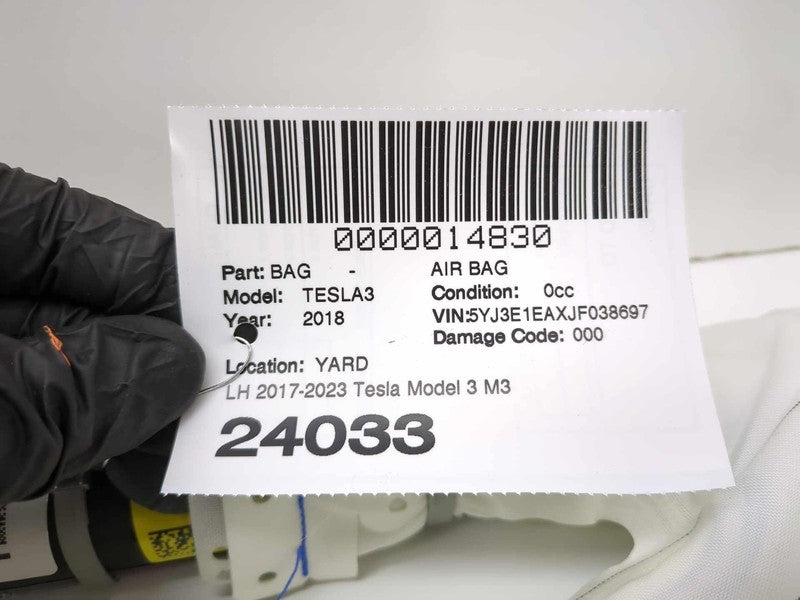 ⭕ 2017-2023 Tesla Model 3 M3 Driver Side Curtain Airbag Module Left 10