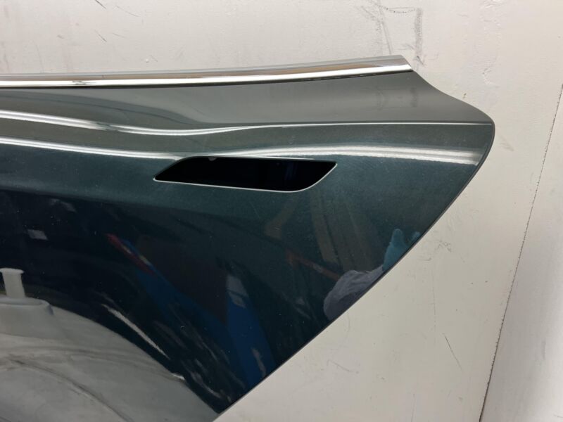 1007375-00-H 2012-2015 Tesla Model S Rear Driver Side Door Shell Panel Left Assy Green - PMSG