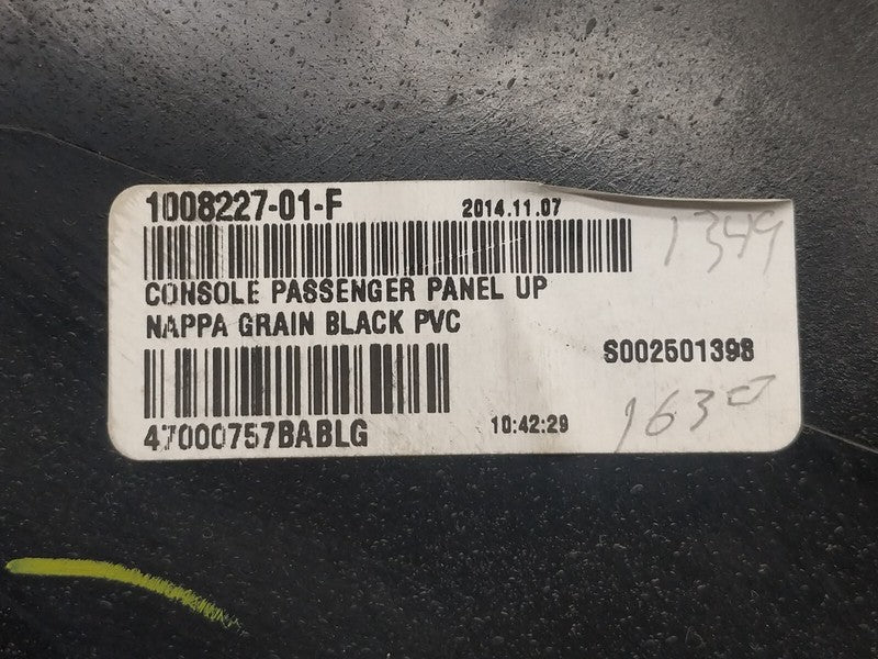 1008227-01-F ⭕12-20 Model S Front Right Center Console Upper Trim Panel Cover RH 1008227-01-F