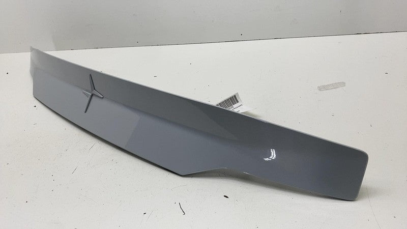 32259054 ⭕ 21-24 Polestar 2 Rear Trunk Lid Spoiler Lip Molding Trim Assy Silver 32259054