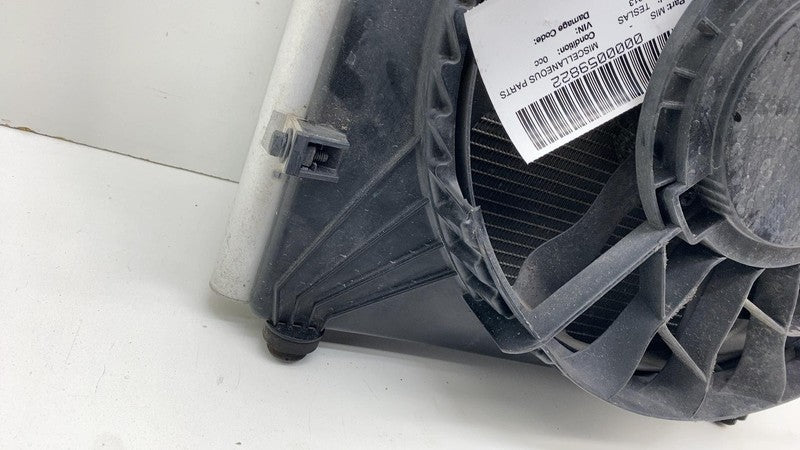 ⭕ 12-20 Model Tesla S Right A/C Condenser Cooling Radiator w/ Fan Shro