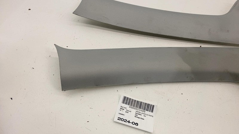 ⭕ 17-23 Model 3 Front Left & Right A-Pillar Upper Trim 1086237-91-J/10