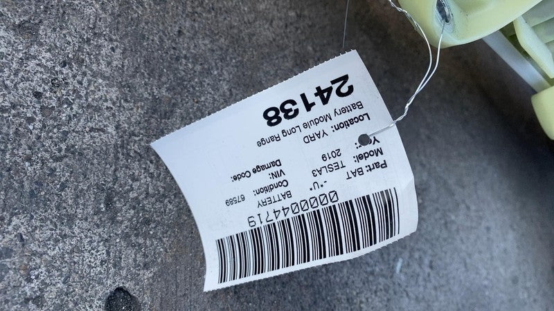 1091598 00 M ⭕ 2017-2020 Tesla Model 3 M3 High Voltage Battery Module Long Range 1091598-00-M
