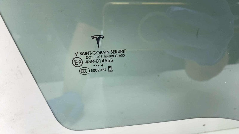 ⭕ 2020-2024 Tesla Model Y MY Rear Passenger Side Door Window Glass Rig