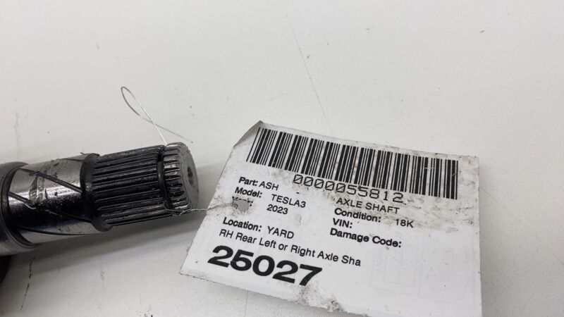 2017-2023 Tesla Model 3 Rear Passenger Side CV Axle Shaft Halfshaft 25MM Right