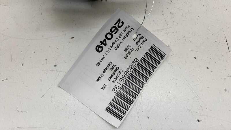 1044623-00-J ⭕ 2017-2025 Tesla Model 3 Rear Left Caliper w/ Brake Line Hose BASE 1044623-00-J