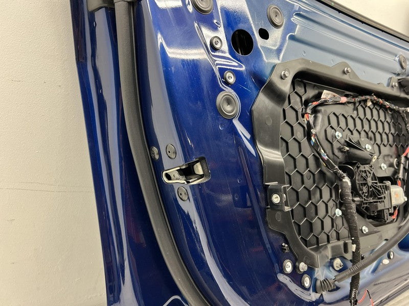 1081421-E0-C ⭕ 2017-2020 Tesla Model 3 Front Door Shell Panel Left Blue - PPSB 1081421-E0-C