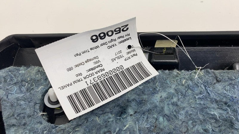 ⭕2012-2020 Tesla Model S MS Rear Passenger Side Door Panel Trim Card Cover Right