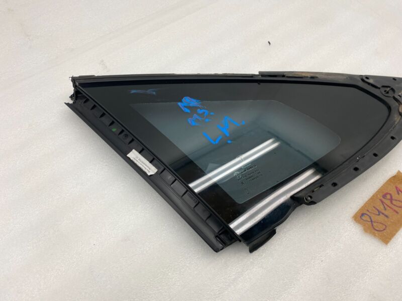 E6 43R-008010 2012-2020 Tesla Model S MS Rear Driver Side Quarter Fixed Glass Left LH Assy OEM