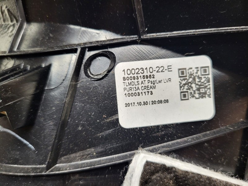 1002310-22-E ⭕ 2016-2020 Tesla Model S X Front Right Lower Dashboard Trim Cover 1002310-22-E
