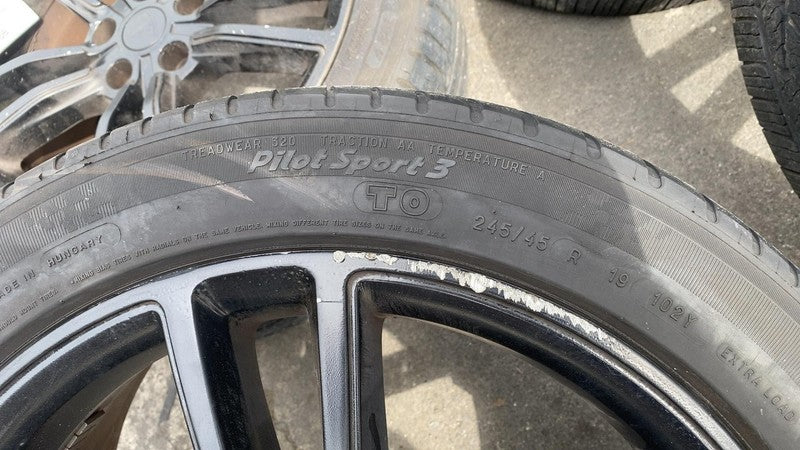 600721400D ⭕ 12-15 Model S MS SET of 4 Wheel Rim 19x8.0+40mm w/ Tire 245/45R19 6007214-00-D