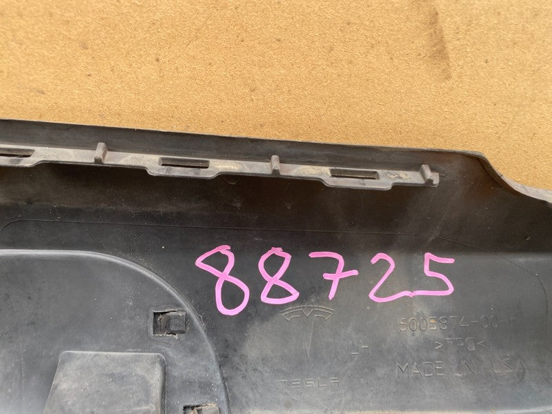 600587400E ⭕2012-2020 Model S Driver Side Rocker Panel Outer Sill Molding Left 6005874-00-E