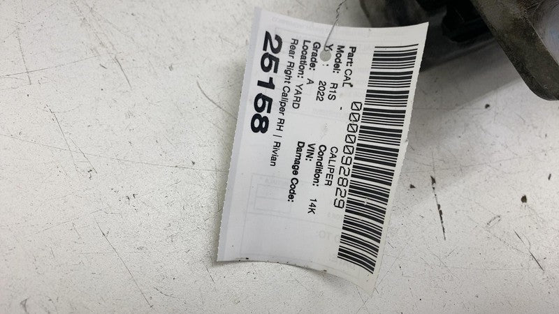 ⭕2022 Rivian EDV-700 Van Rear Right Caliper w/ Brake Hose Line RH PT00