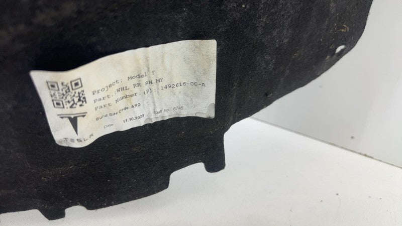 1492616-00-A ⭕ 20-24 Tesla Model Y Rear Right Wheel Fender Liner Splash Shield 1492616-00-A