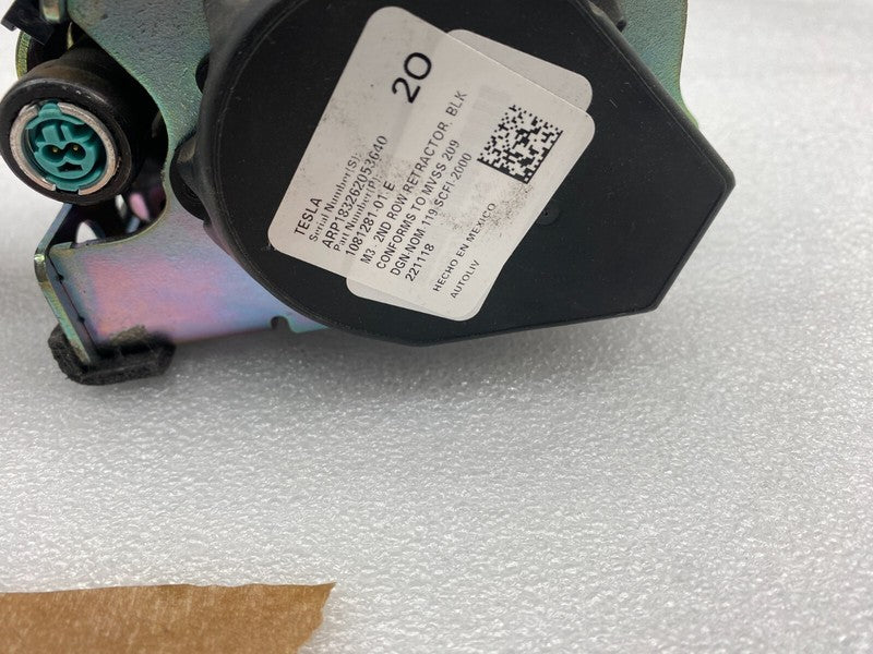 108128101E ⭕ 17-23 Tesla Model 3 Rear Left or Right 2nd Row Seatbelt Retractor 1081281-01-E