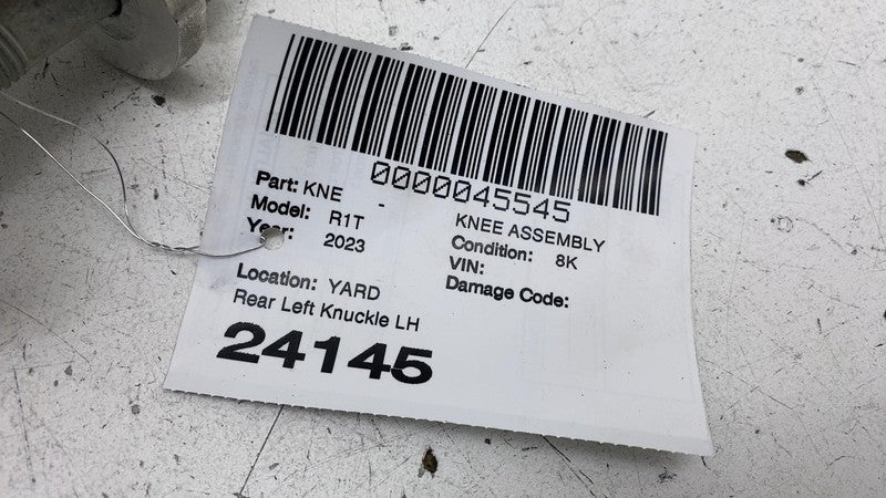 ⭕ 2022-2024 Rivian R1T Rear Left Spindle Knuckle w/ Dust Shield & ABS