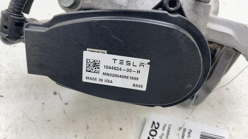 1044624-00-H ⭕ 2017-2025 Tesla Model 3 Rear Right Caliper + Brake Hose Line BASE 1044624-00-H