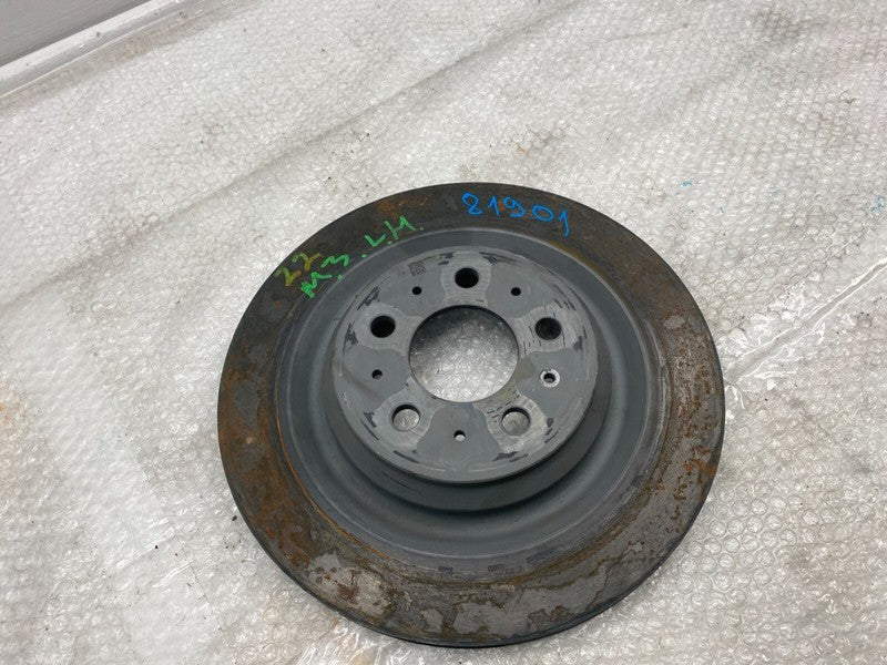 ⭕ 2017-2023 Tesla Model 3 Rear Driver Side Brake Disc Rotor Base Cast Iron Left