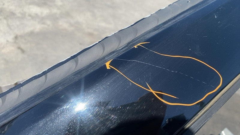 ⭕ 17-20 Tesla Model 3 Rear Right Quarter Panel Structural Frame Cut Black PBSB