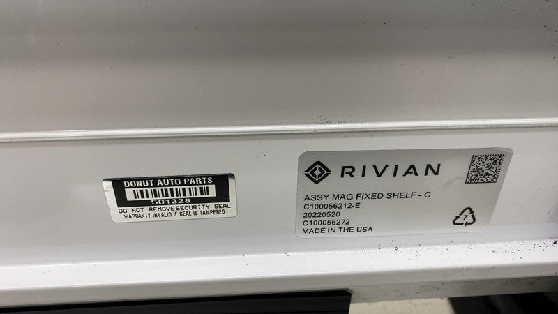⭕ 2022 Rivian EDV700 Amazon Van Rear Cargo Fixed Mag Shelf-C Assy C100