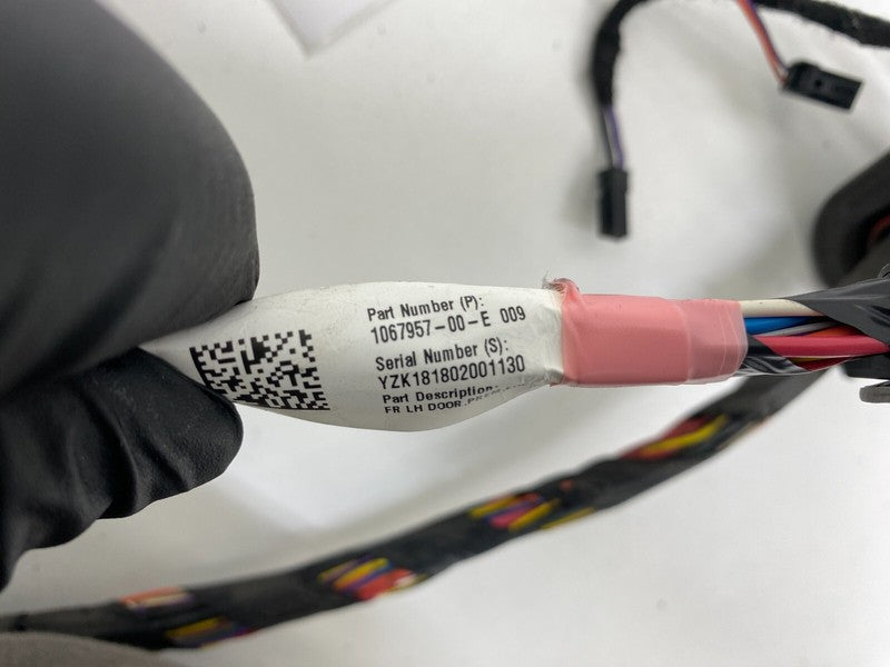 ⭕ 17-19 Model 3 Front Driver Door Wiring Harness Cable Wire Left 10679