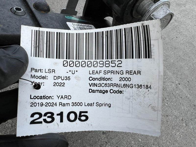 68349437AD 2019-2024 Ram 3500 Leaf Spring Pair Rear Right & Left Suspension OEM 68349437AD