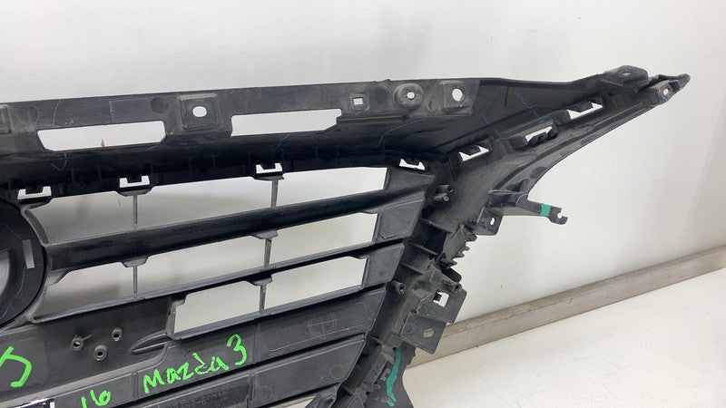 ⭕ 2014 2015 2016 Mazda 3 Sport Front Bumper Upper Center Grill Grille