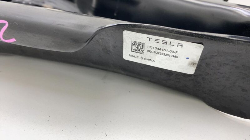 1288416-00-A ⭕ 23-24 Model Y Rear Right Knuckle Hub Fore Toe Link Spring RH AWD 1288416-00-A