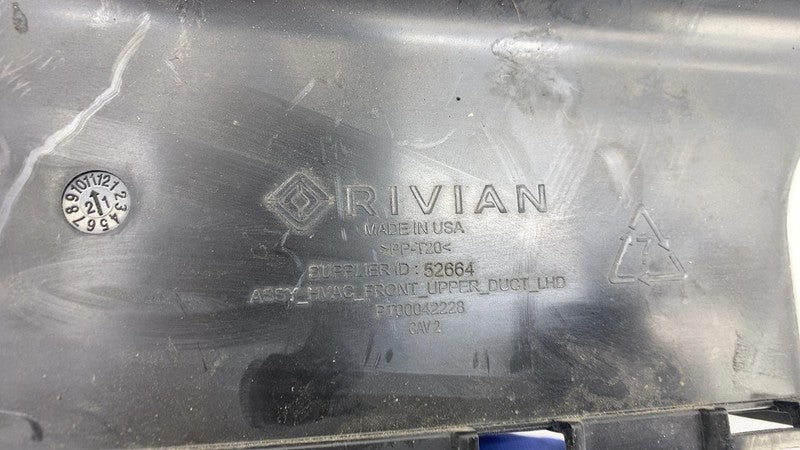 ⭕ 2022 2023 2024 Rivian R1T R1S HVAC Front Upper Intake Duct PT0004222