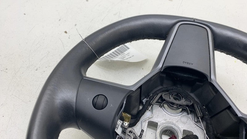 1105324-00-G ⭕ 2017-2020 Tesla Model 3 Steering Wheel Leather Black (Non-Heated) 1105324-00-G