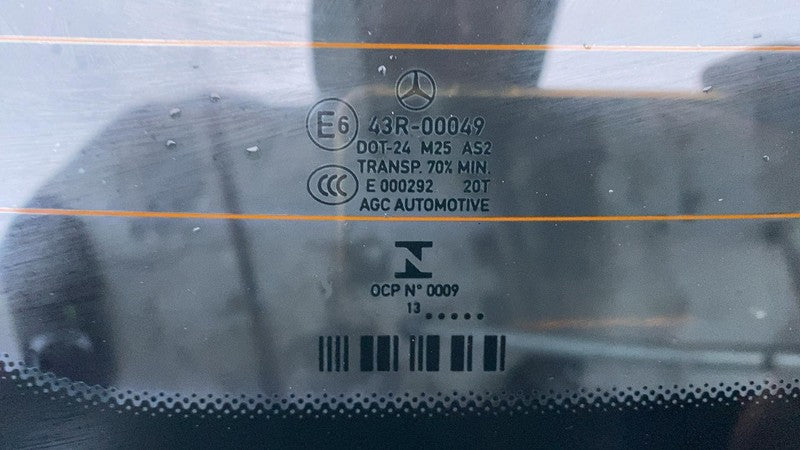 A2126710050 ⭕ 10-16 Mercedes E350 E400 Rear Windshield Window Back Glass Panel A2126710050