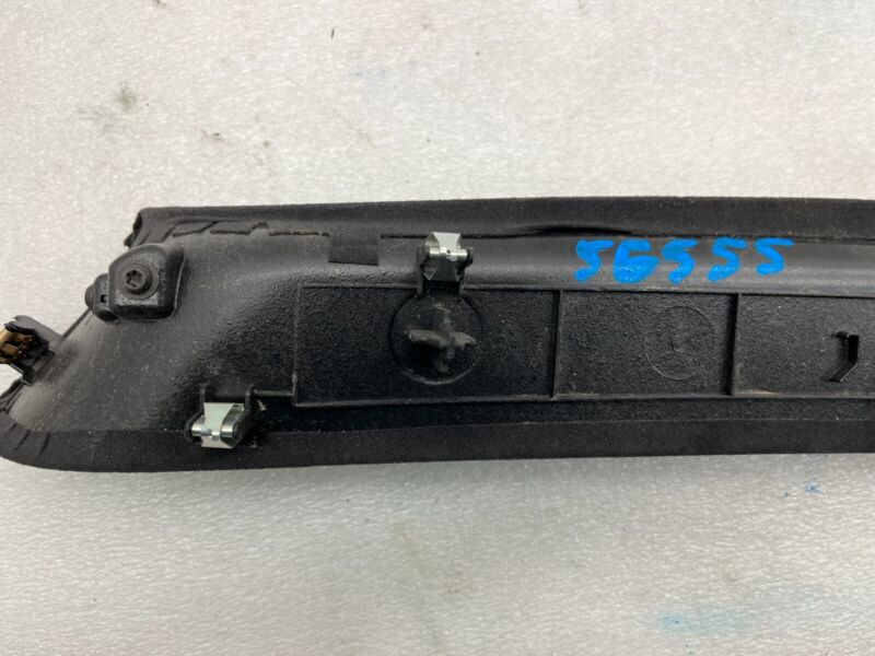 1050295 00 A 2016-2023 Tesla Model X MX Front Passenger Windshield Sun Visor Trim Bezel Right