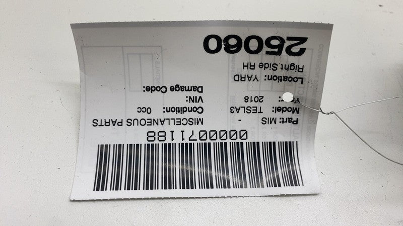 108127901F ⭕ 2017-2023 Tesla Model 3 Front Right 1st Row Seat Belt & Retractor 1081279-01-F
