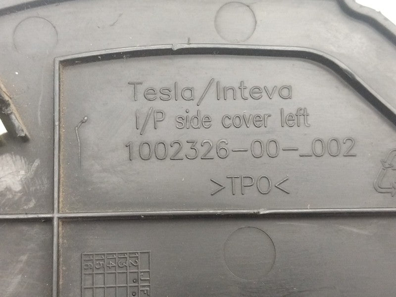 X 12069 001R1 ⭕ 12-20 Tesla Model S Driver Side Dash Cover Cap Trim w/ Antenna Receiver Left