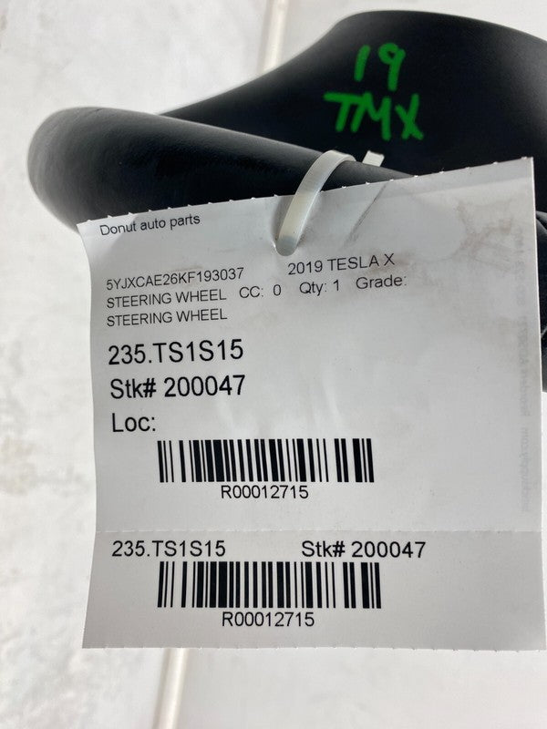 1036774-00-C ⭕2012-2020 Tesla Model S X Driver Steering Wheel Black Assembly 1036774-00-D OEM