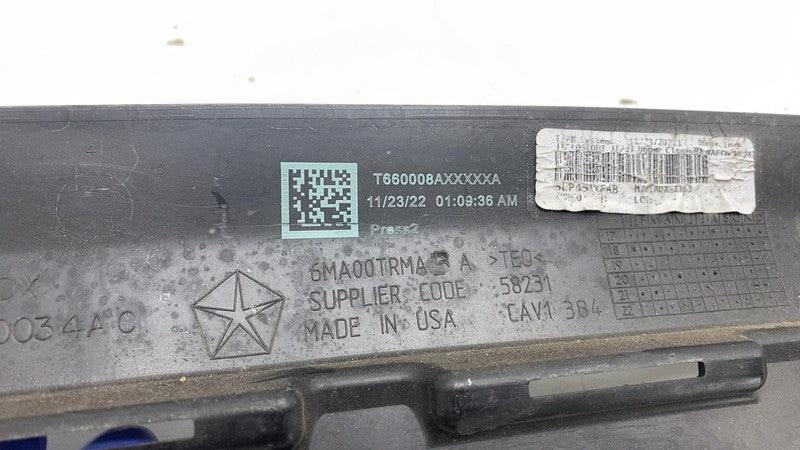 6MA00TRMA ⭕ 2018-2024 Jeep Wrangler Gladiator Front Bumper Top Trim Panel T660034AC