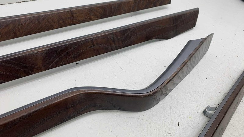 ⭕ 16-20 Model X Front & Rear Door Molding Trim Decor Left & Right Ash