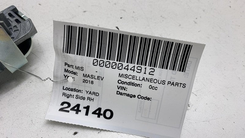 ⭕17-20 Maserati Levante Front Passenger Seat Belt Pretensioner Right 0