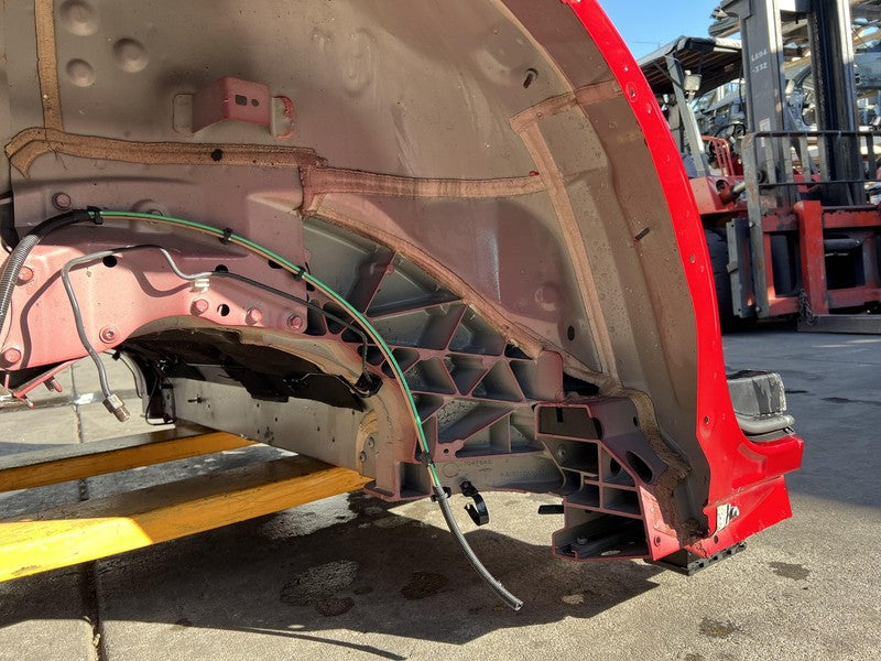 ⭕ 2016-2020 Tesla Model X Rear Quarter Panel Structural Frame Cutout Red - PPMR