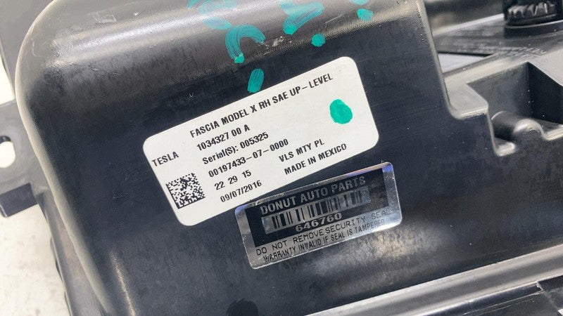 ⭕ 2016-2020 Tesla Model X Front Passenger Side Fog Light Lamp Right 10