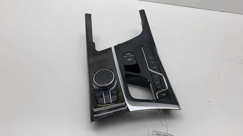 2021 BMW 530e B46X Center Console Gear Shifter Trim Bezel Media Switch
